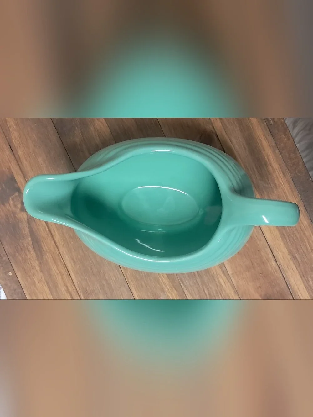 Vintage Fiesta Sea Mist Green Gravy Boat Sauceboat Homer Laughlin HLC USA